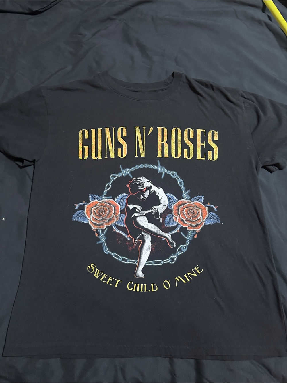 Guns and Roses Black Graphic Tee - Sweet Child O' Mine